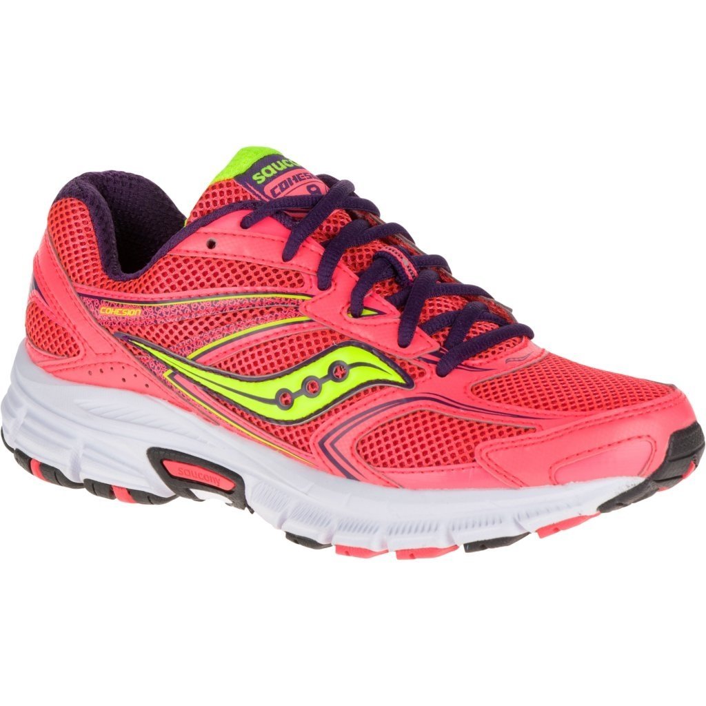 saucony cohesion 9 womens red