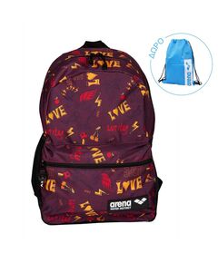 Arena Team Backpack 30 Allover, Size: 1