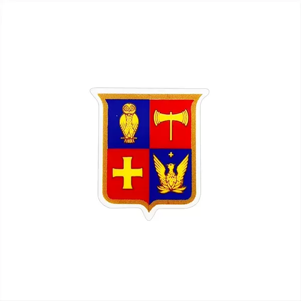 College Car Sticker (Μικρό Μέγεθος), Size: 1