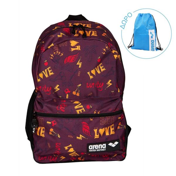 Team Backpack 30 Allover, Size: 1